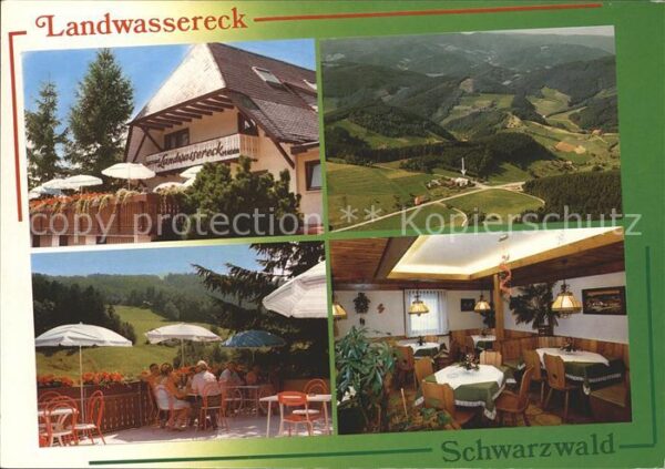Oberprechtal Höhengasthaus Landwassereck Terrasse Ga