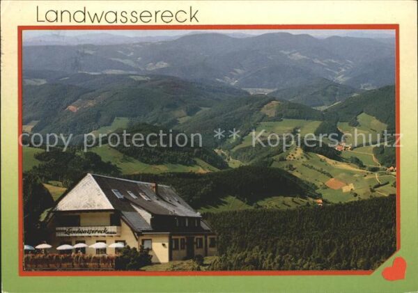Oberprechtal Höhengasthaus Landwassereck Panorama