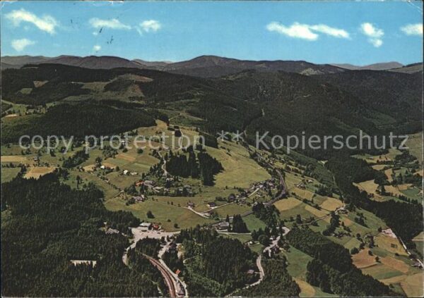 Feldberg Schwarzwald Bärental Fliegeraufnahme