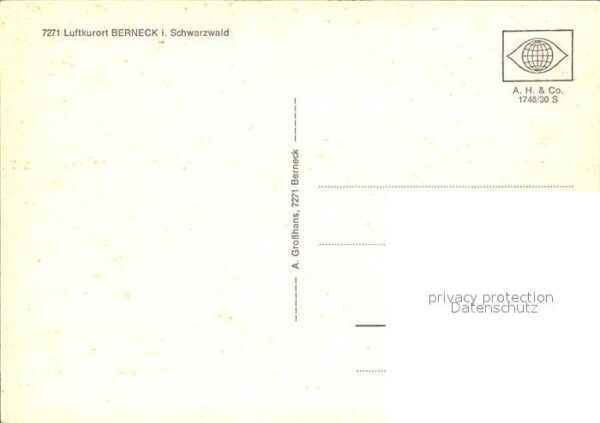 Berneck Alpirsbach Ortsansicht – Bild 2