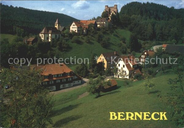 Berneck Altensteig Dorfpartie Burg