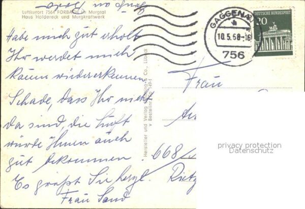 Forbach Baden im Murgtal Haus Holdereck mit Murgkraft – Bild 2