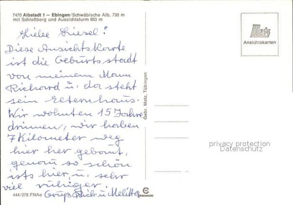 Ebingen mit Schlossberg und Aussichtsturm – Bild 2