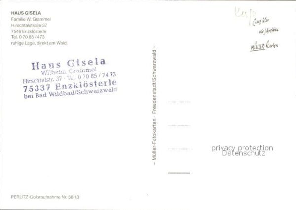 Enzkloesterle Haus Gisela Terrasse Gastraum Bar – Bild 2