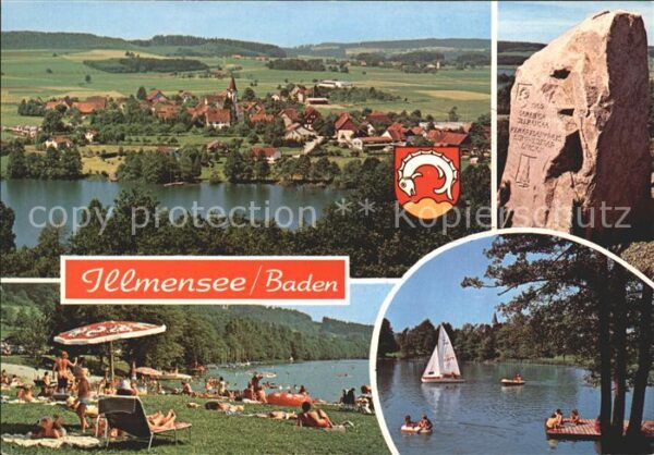 Illmensee Panorama Strand Segelpartie Felsen