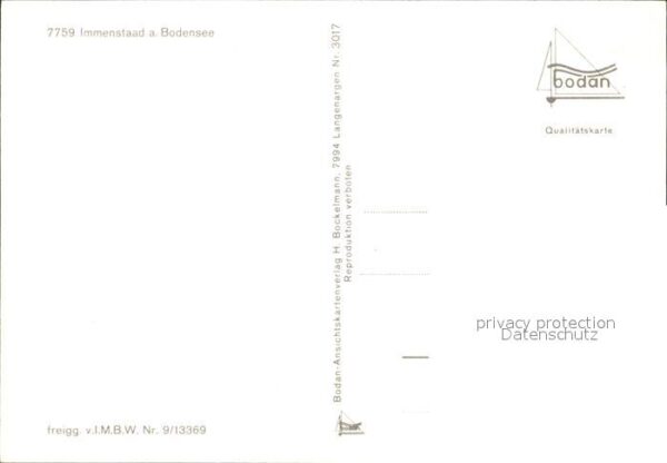 Immenstaad Bodensee Fliegeraufnahme Dorfpartie Strandpromen – Bild 2