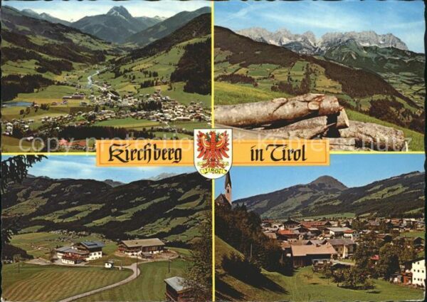 Kirchberg Tirol Totalansicht Landschaftspanorama Ortsbl