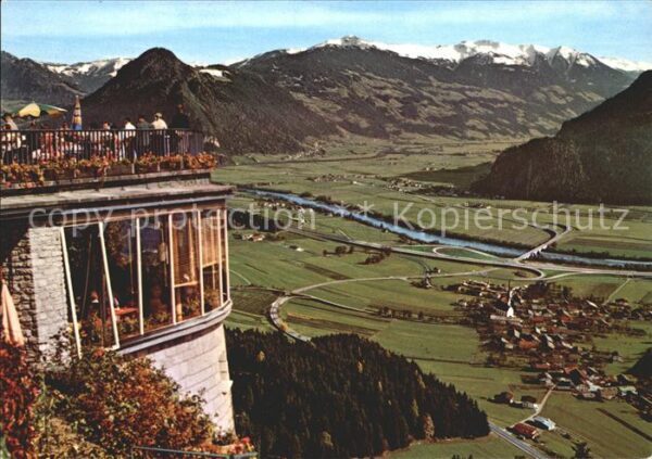 Kanzelkehre Tirol Blick auf Wiesing Inntal Autobahn und Z