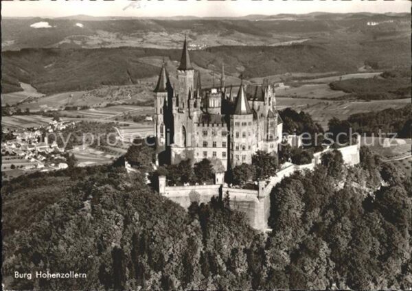 Burg Hohenzollern Fliegeraufnahme