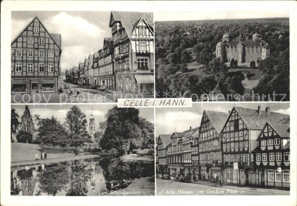 Celle Niedersachsen Zöllnerstrasse Schloss Alte Häuser am G