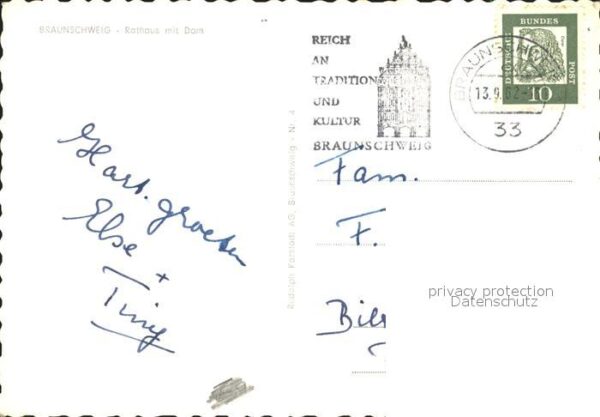 Braunschweig Rathaus mit Dom – Bild 2