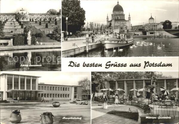 Potsdam Schloss Sanssouci Ausflugsdampfer Schwä