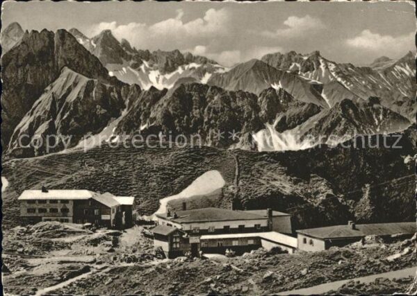 Oberstdorf Nebelhorn Bergstation im Sommer Alpenpa