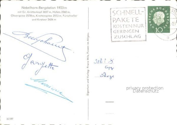 Oberstdorf Nebelhorn Bergstation im Sommer Alpenpa – Bild 2