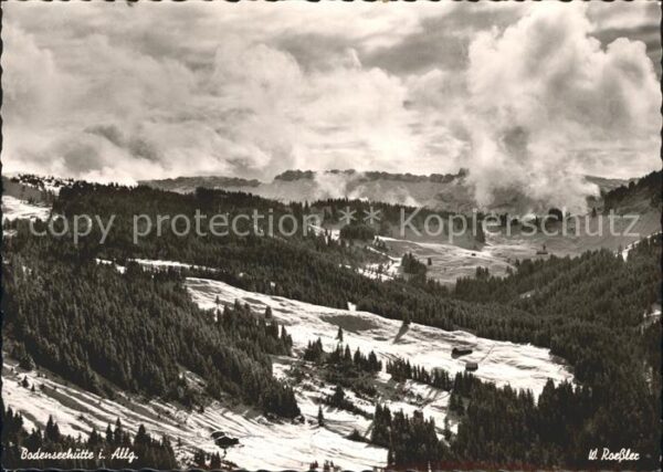 Balderschwang Bodenseehütte Winterpanorama Allgäuer A