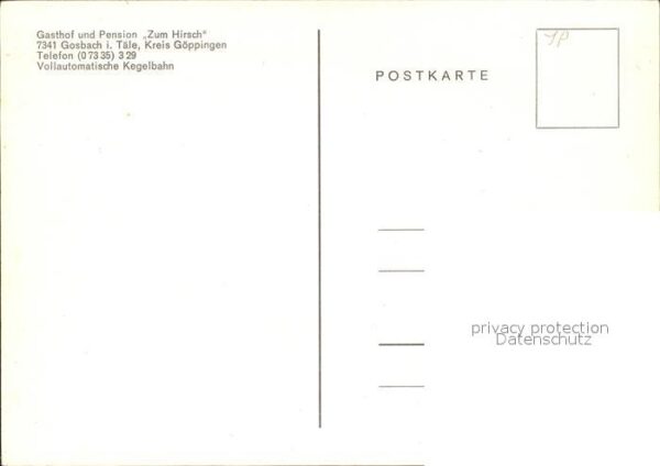 Gosbach Gasthof Pension Zum Hirsch – Bild 2