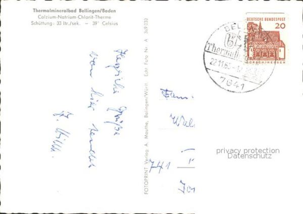 Bad Bellingen mit Rheinebene Eingang zum Thermalbad B – Bild 2