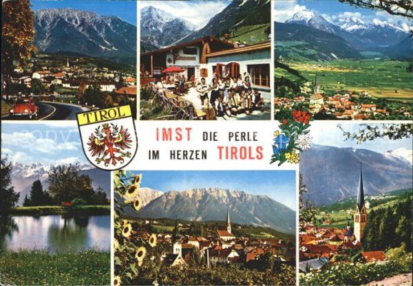 Imst Tirol Panorama Orts und Teilansichten Kirche
