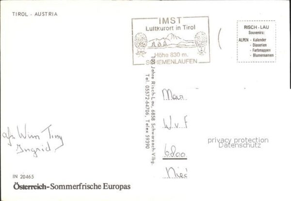 Imst Tirol Panorama Orts und Teilansichten Kirche – Bild 2
