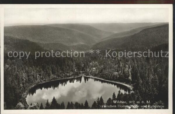 Hornisgrinde mit Wildsee und Ruhestein