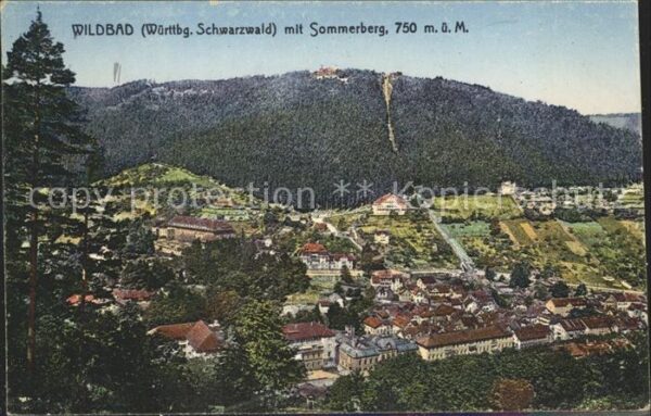 Wildbad Schwarzwald mit Sommerberg
