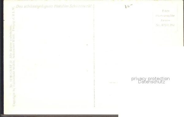 Freudenstadt Schwarzwaldhotel Waldlust Fliegeraufnah – Bild 2