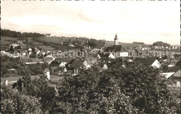 Dischingen mit Blick zum Schloss Thurn und Taxis