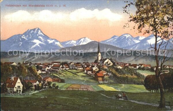 Holzkirchen Oberbayern mit Wendelstein Panorama