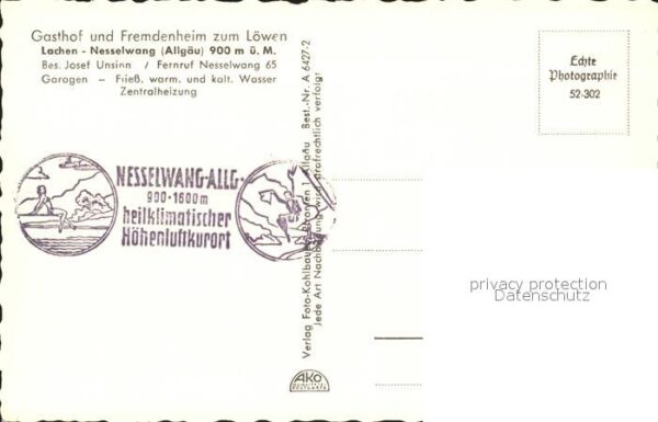 Lachen Nesselwang Gasthof Fremdenheim zum Löwen mit Alpsp – Bild 2