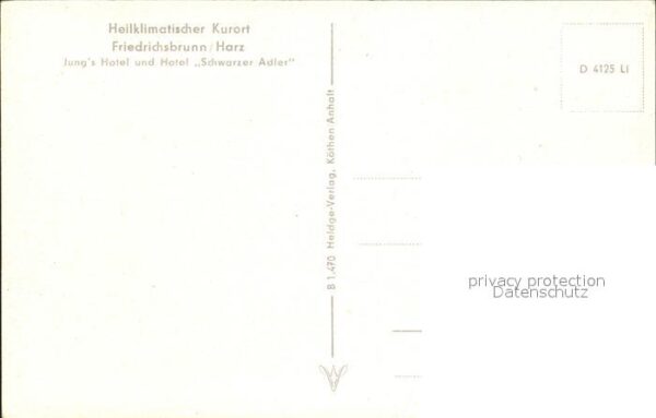 Friedrichsbrunn Harz Hotel Schwarzer Adler und Langs Hotel – Bild 2