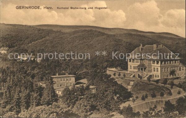 Gernrode Harz Kurhotel Stubenberg und Hagental