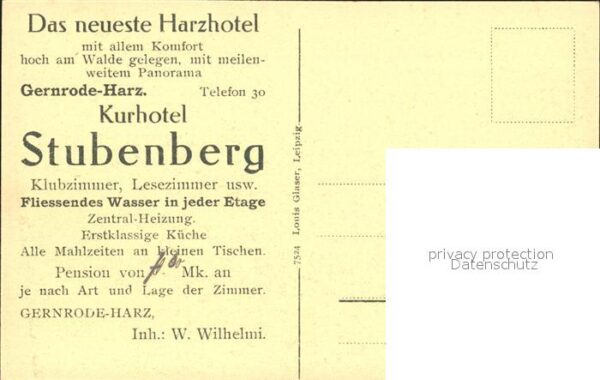 Gernrode Harz Kurhotel Stubenberg und Hagental – Bild 2