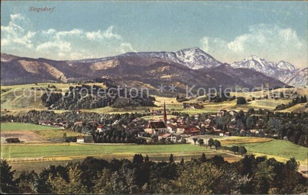 Siegsdorf Oberbayern Panorama