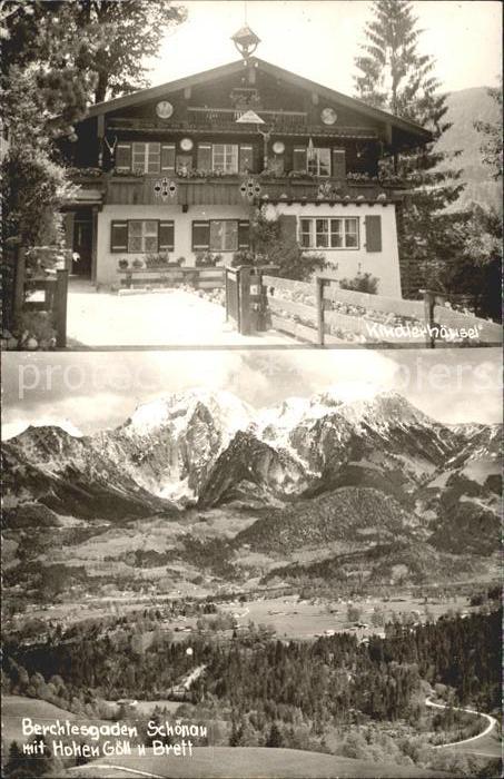Berchtesgaden mit Hohem Göll und Brett Kindlerhäusel