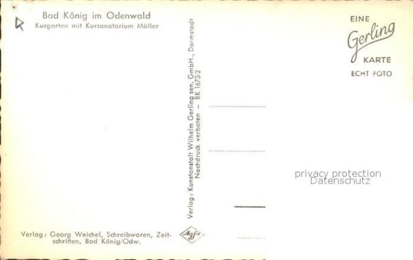Bad Koenig Kurgarten mit Kursanatorium Müller – Bild 2