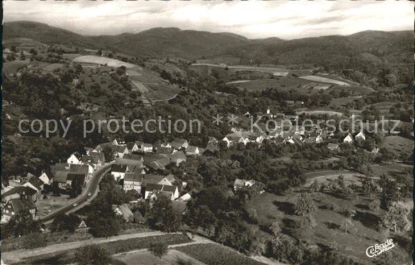 Zell Bensheim mit Vetters Mühle Fliegeraufnahme