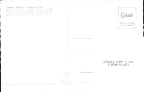 Zell Bensheim mit Vetters Mühle Fliegeraufnahme – Bild 2