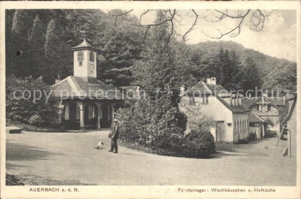Auerbach Bergstrasse Fürstenlager Wachhäuschen und Hofküche