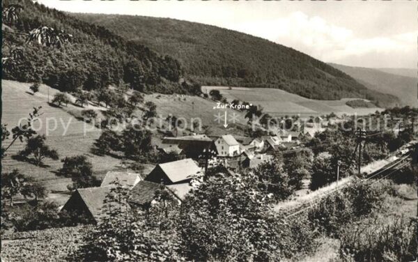 Schoellenbach Gasthaus Pension Zur Krone Ortsansicht