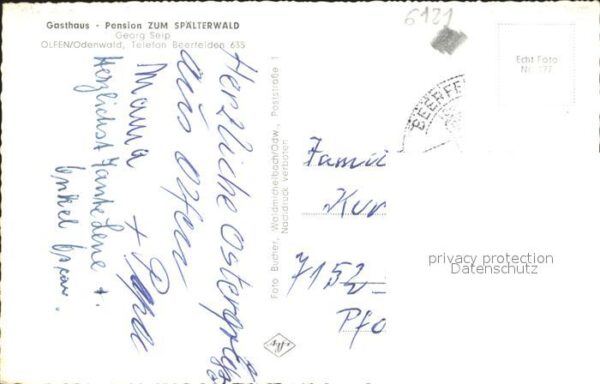 Olfen Odenwald Panorama Gasthaus Pension zum Spälterwa – Bild 2