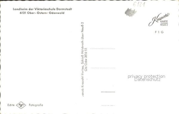 Ober-Ostern Landheim der Viktoriaschule Darmstadt – Bild 2