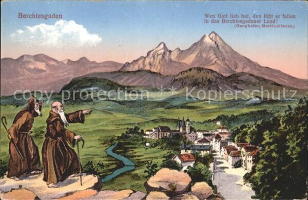 Berchtesgaden Panorama Mönche