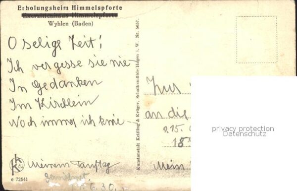 Wyhlen Erholungsheim Himmelspforte – Bild 2