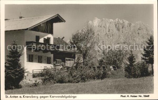 St Anton Kranzberg mit Karwendelgebirge