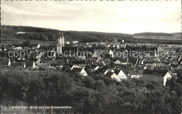 Wemding Blick von der Robertshöhe