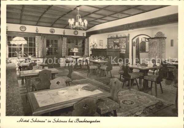 Schoenau Berchtesgaden Hotel Schönau Gastraum