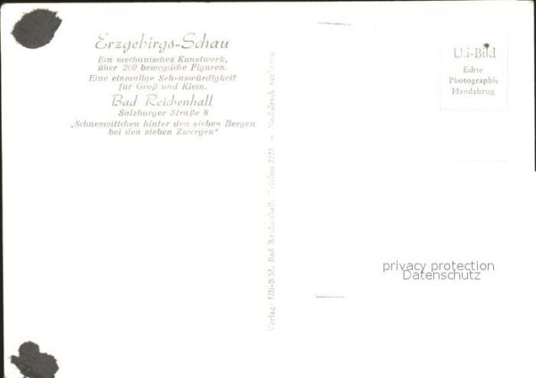 Bad Reichenhall Erzgebirgs Schau Schloss Mechanisches K – Bild 2