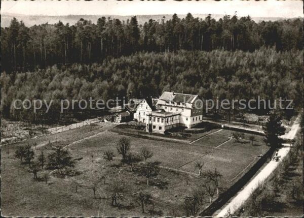 Michelstadt Gasthaus Pension Waldhorn Fliegeraufnah