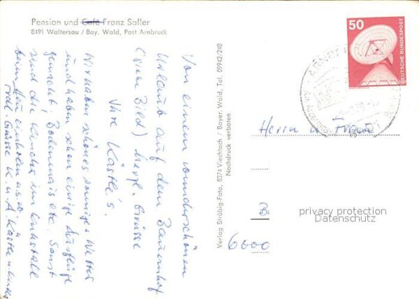 Waltersau Arnbruck Pension Franz Saller – Bild 2