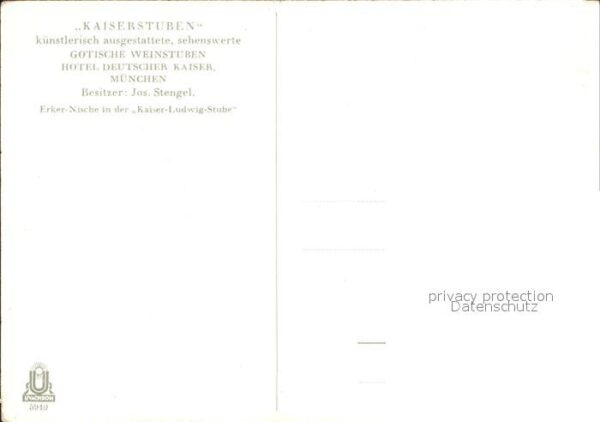 Muenchen Hotel Deutscher Kaiser Kaiserstuben – Bild 2